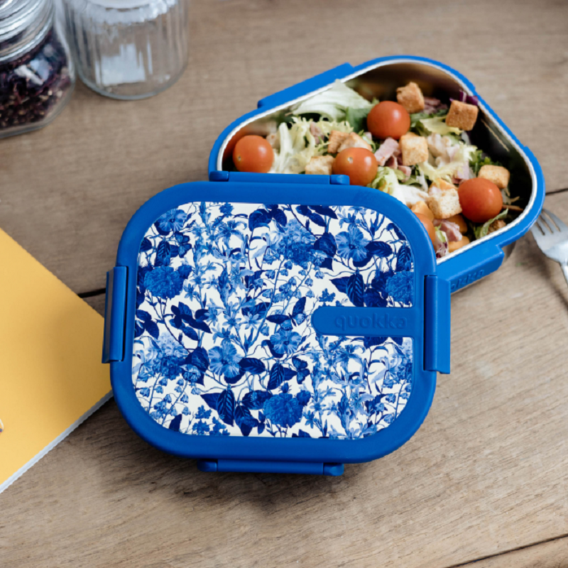Nerezový Lunch box Kai, Quokka, Blue Blossom
